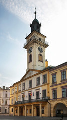 Obraz premium Townhouse at Market Square in Cieszyn. Poland