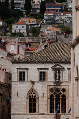 Fototapeta na wymiar houses in old town Dubrovnik. Croatia