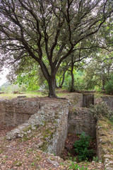 Monte Cuma, Italy. 04-2-2019. Greek remains at Monte Cuma, Italy. 