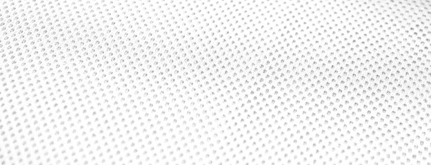 White textile mesh seamless net dot texture fabric background