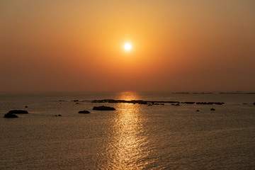 Fototapeta na wymiar 神奈川県葉山の日没