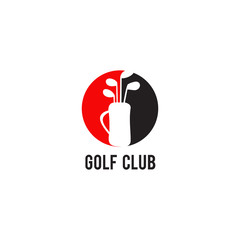 Golf logo design vector template