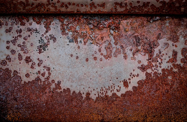 Abstract rust pattern on metal texture background