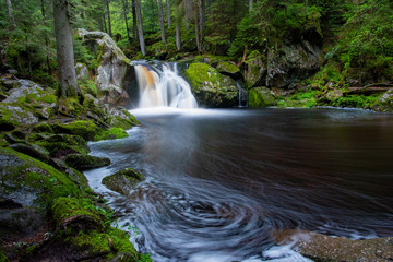 Fototapeta premium Krai Woog Wasserfall im Schwarzwald