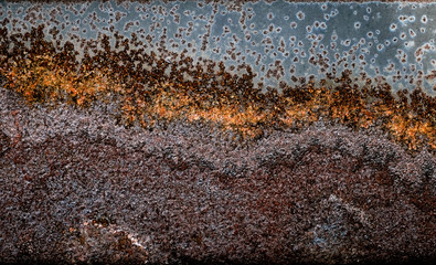 Abstract rust pattern on metal texture background