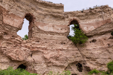 Pozzuoli, Italy. 04-26-2019. remains of Apollo temple at Pozzuoli Italy.