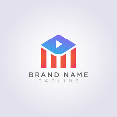 Triangle play logo, for your Business or Brand