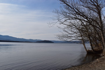 北海道　屈斜路湖の湖畔