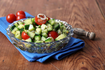 cucumber and tomato salad