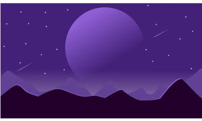 Obraz premium Fantastic landscape. Vector