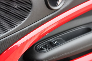 Naklejka premium Vehicle door card abstract close-up