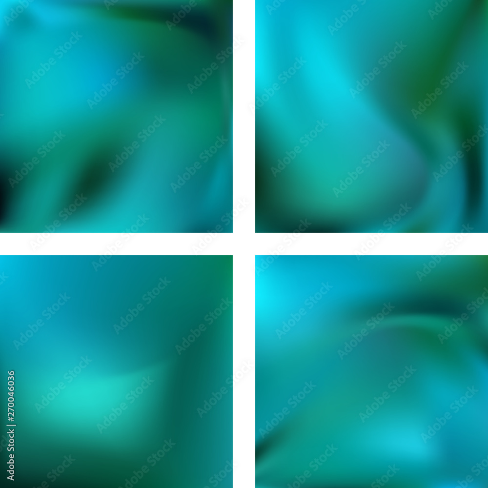 Poster set with abstract blurred backgrounds. vector illustration. modern geometrical backdrop. abstract te