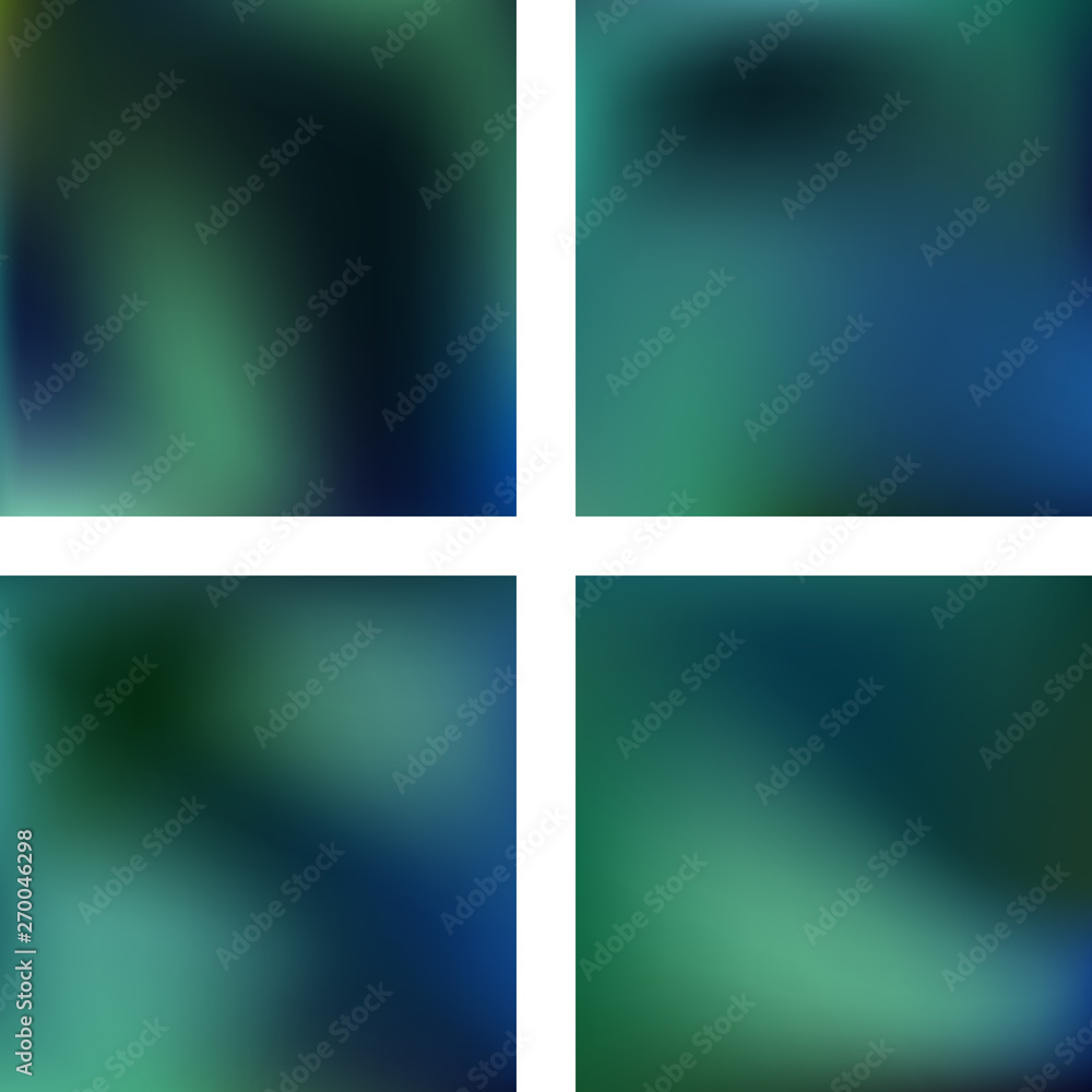 Poster set with abstract blurred backgrounds. vector illustration. modern geometrical backdrop. abstract te