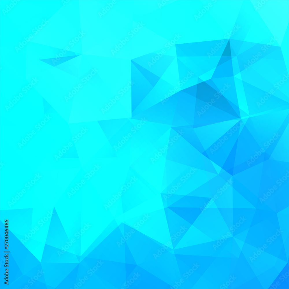 Poster abstract background consisting of blue triangles. geometric design for business presentations or web