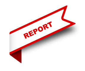 red vector banner report