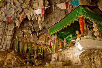 Buddhist Shrine in Tham Pha Inh Cave, Thakhek, Khammouane, Laos