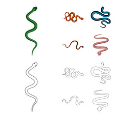 Isolated object of mammal and danger icon. Collection of mammal and medicine stock vector illustration.