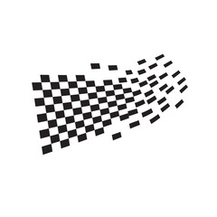 Race flag icon design