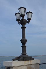 Panoramic view of Bari coastline, Italy