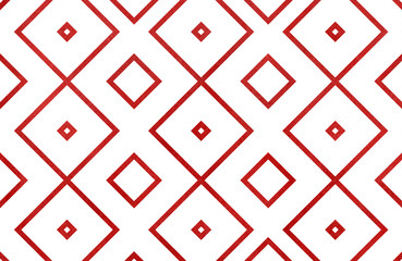 Geometrical pattern in red colors.