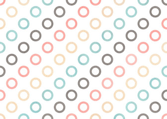 Watercolor circles pattern.