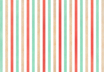 Obraz premium Watercolor striped background.