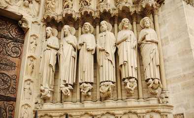 Famous Paris church Notre-Dame - 270052645