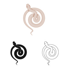 Fototapeta premium Isolated object of mammal and danger symbol. Set of mammal and medicine vector icon for stock.