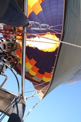 Hot air balloon burner