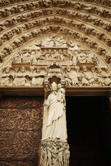 Famous Paris church Notre-Dame - 270053604
