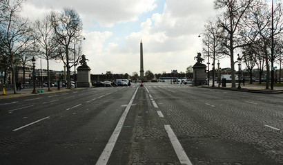 Walking along beautiful Paris spring street  - 270055410
