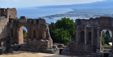 Naklejka premium theatro antico