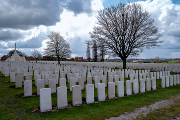 Tyne Cot Cemetery is located near Ypres in Belgium and is the largest British military cemetery in...