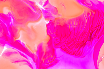 Watercolor and acrylic abstract. Colorful background. Mix, splashes and drawings of colors: red,...