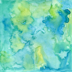 Watercolor Background Sea foam