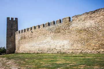 Stone wall of Akkerman Fortress