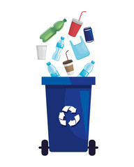 recycle waste with plastic products