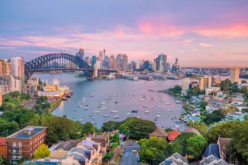 Fensteraufkleber Skyline der Innenstadt von Sydney in Australien © f11photo