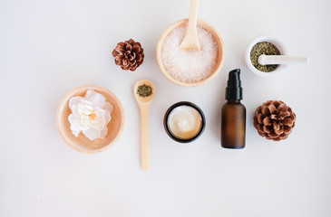 Beauty cosmetic skincare background