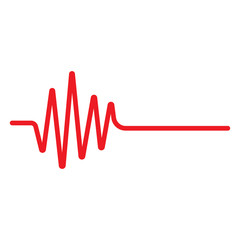 Sound waves vector illustration