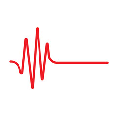 Sound waves vector illustration
