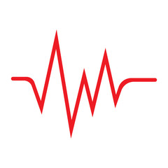 Sound waves vector illustration