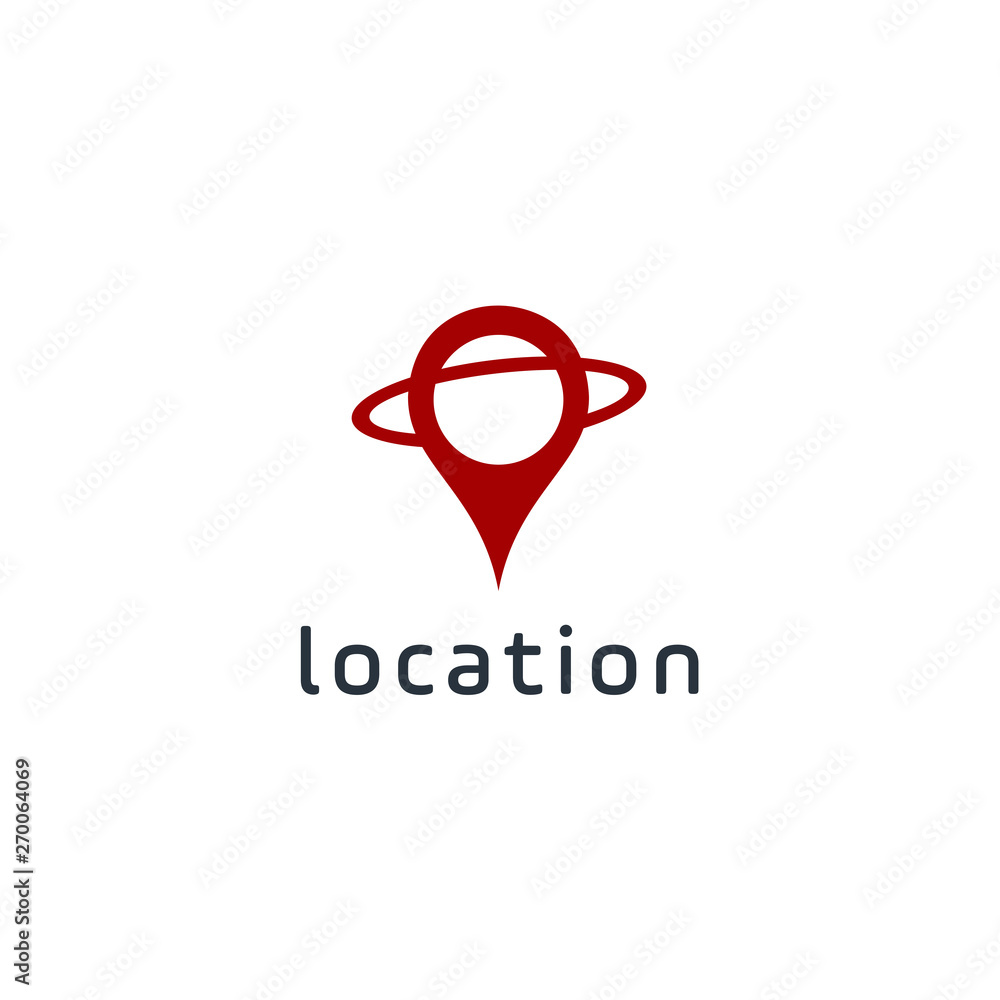Poster check point creative symbol concept. global positioning system icon template. navigation mark. spot 