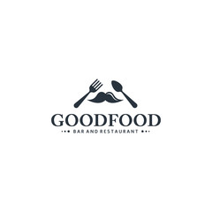 Restaurant, resto, food court, cafe logo template concept vector logo