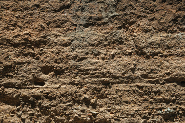 Rough plaster on an old wall forming a quaint background at Caceres