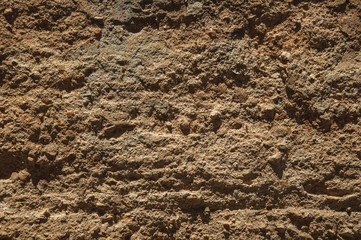 Rough plaster on an old wall forming a quaint background at Caceres