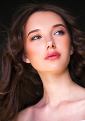 Obraz premium Close up Make up fashion model