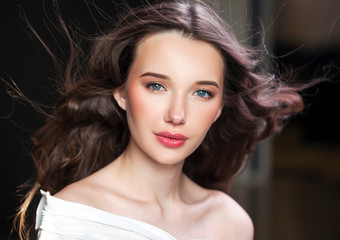 Close up Make up fashion model