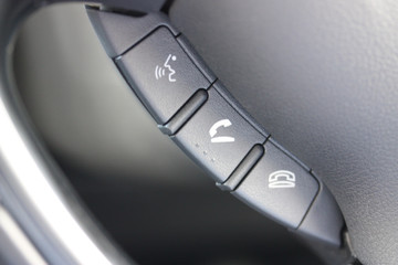Hands-free phone and voice controls in vehicle