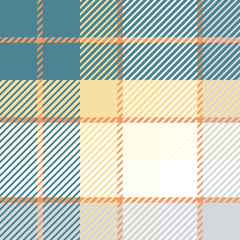 Plaid or tartan vector is background or texture in many color